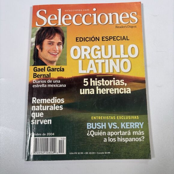 Gael Garcia Bernal Anti-drug Print Ad Zest  Selecciones Reader’s Digest Spanish - Picture 1 of 7